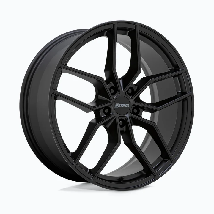 Petrol P5C Black (6.5-BLK) P5C 17X8 5X108 (5x4.25) wheel available from Titan Tire & Wheels