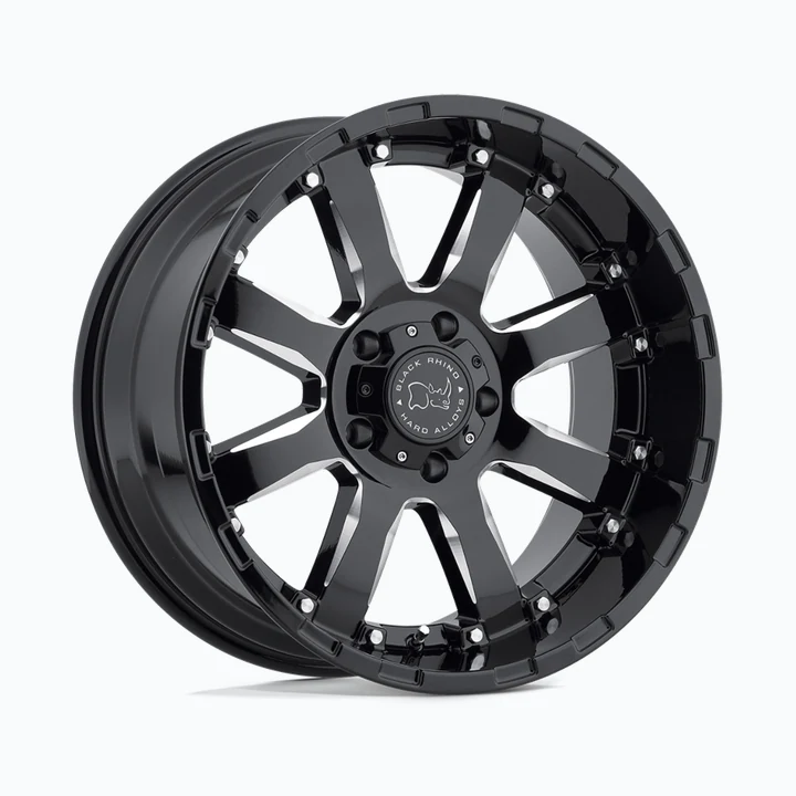 Black Rhino Hard Alloys BR SIERRA 20X9 6X139.7 6X139 +12 112 G-BLK MLD wheel available from Titan Tire & Wheels