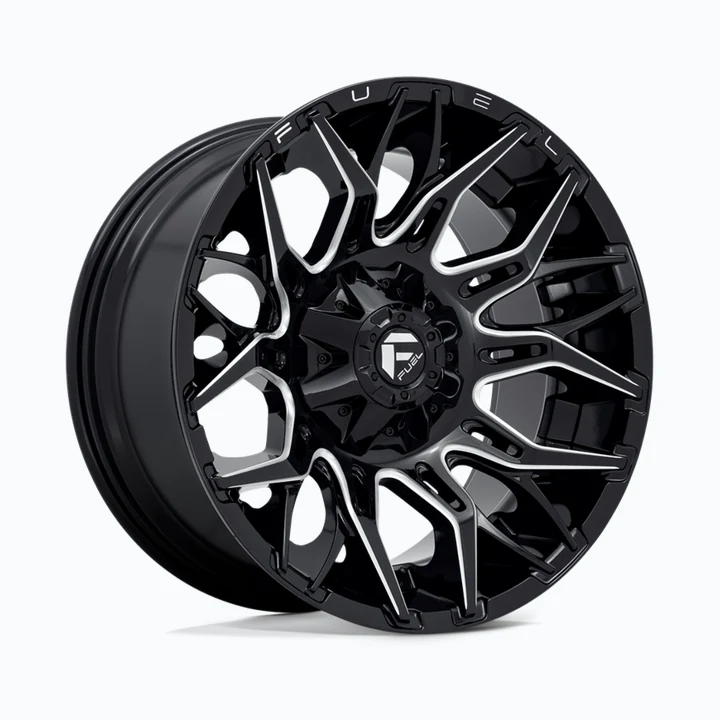 Fuel 1PC TWITCH 20X10 6X139.7 6X135/5.5 106.1 NBL -18MM wheel available from Titan Tire & Wheels