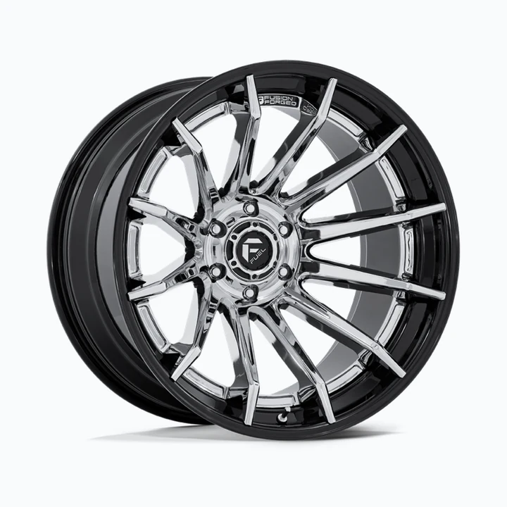 Fuel 1PC BURN 22X12 5X127 5X5 71 -44 CHR G-BLK wheel available from Titan Tire & Wheels