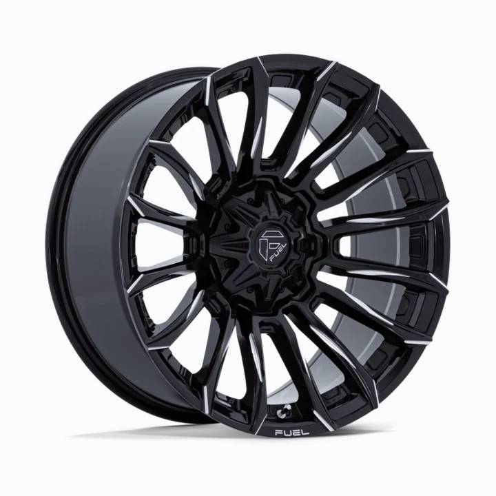 Fuel 1PC BLADE 20X9 6X139.7 6X135/5.5 106 +1 G-BLK-MILL wheel available from Titan Tire & Wheels