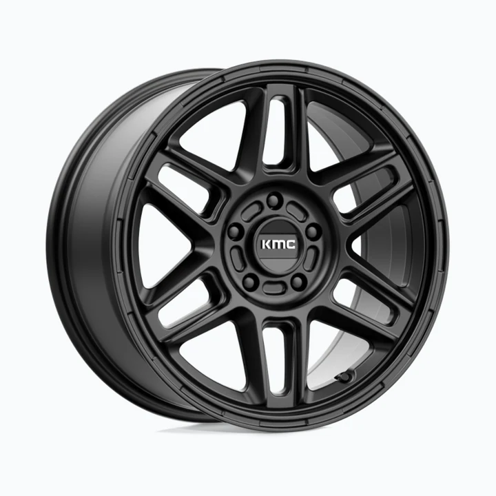 KMC KM716 17X8 5X110 S-BLK 38MM wheel available from Titan Tire & Wheels