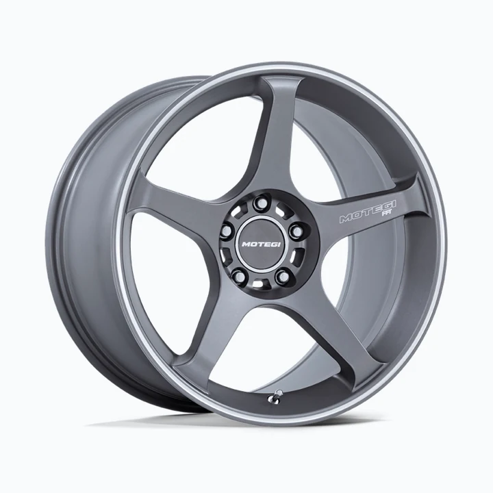 Motegi BATTLE V 18X9.5 5X114.3 5X4.5 72 +15 GZA-MCH wheel available from Titan Tire & Wheels