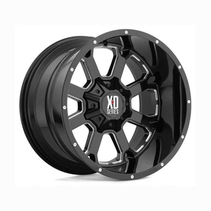 XD XD825 20X10 6X139.7 6X135/5.5 G-BLK MILL -24MM wheel available from Titan Tire & Wheels