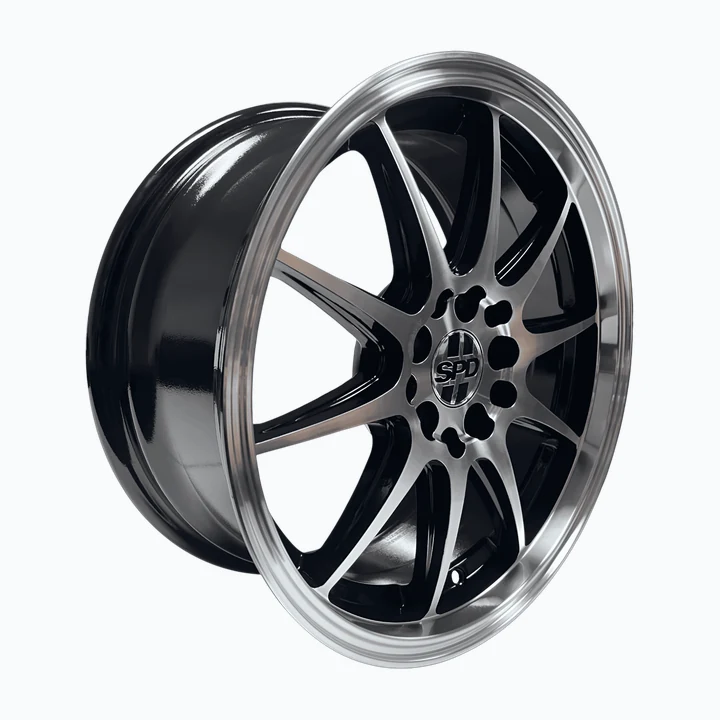 SPD-036 GBM 17x7.5 4x100 / 5x114.3 +35 wheel available from Titan Tire & Wheels