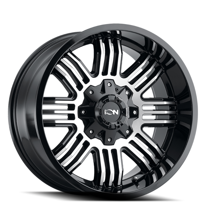 wheels:ION 144B Black w/ Machined 20x9/ 6x139.7/ 6x135 (18)